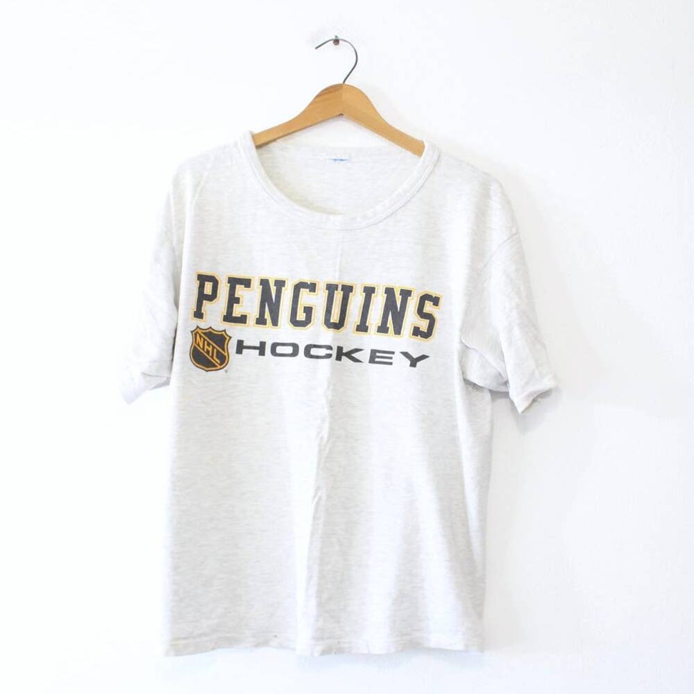 Vintage Pittsburgh Penguins Hockey T Shirt Large